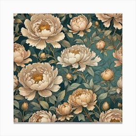 Peonies 1 Canvas Print