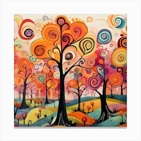 Autumn Trees 1 Canvas Print
