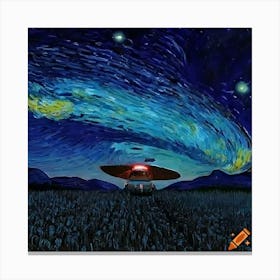 Scary sky Canvas Print