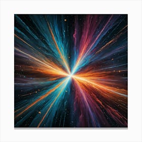 Space Burst 3 Canvas Print