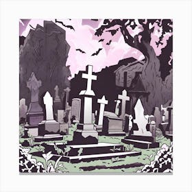 Graveyard 7 Canvas Print
