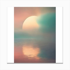 Moon Over Water Canvas Print