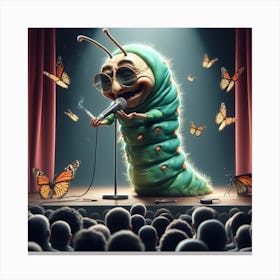 Mr Caterpillar Canvas Print