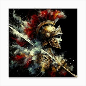 Spartan Warrior 21 Canvas Print