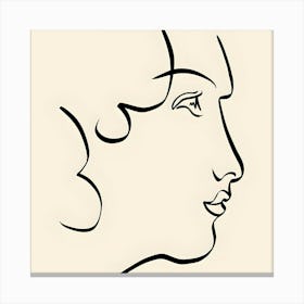 Portrait Of A Woman 10 Canvas Print