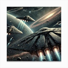 Phantom Fleet 1024x1024 Canvas Print