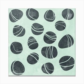 Beach Pebbles Canvas Print