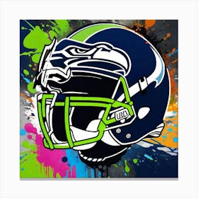 Seattle Seahawks Helmet Canvas Print