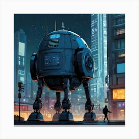 Robotic Giant Canvas Print