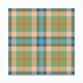 Tartan Scotland Seamless Plaid Pattern Vintage Check Color Square Geometric Texture 4 Canvas Print