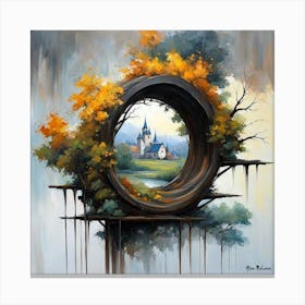 Window In The Forest Canvas Print