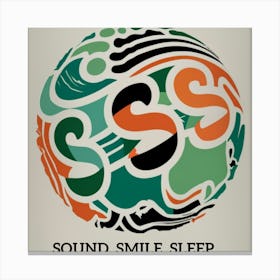 Sound Smile Sleep Canvas Print