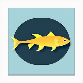Fish In A Circle Canvas Print
