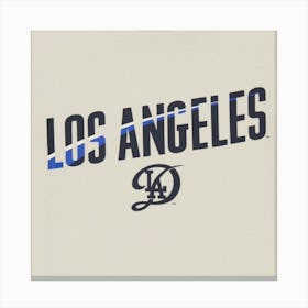 Los Angeles Dodgers Logo 3 Canvas Print