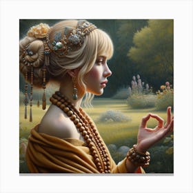 Om Mani Padme Hum Canvas Print