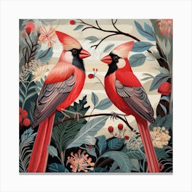 Bird In Nature Cardinal 3 Canvas Print