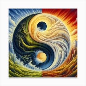 Yin Yang 2 Canvas Print