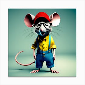 Cartoon Mouse Canvas Print