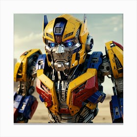 Leonardo Lightning Xl Transformers 3 Canvas Print