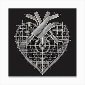 Heart Of Steel Canvas Print