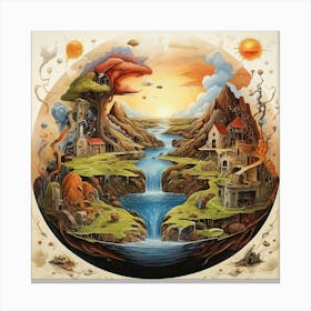 Dreamscape art Canvas Print