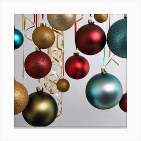 Christmas Ornaments 129 Canvas Print