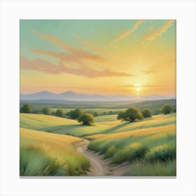 Landscape Painting 24 Canvas Print