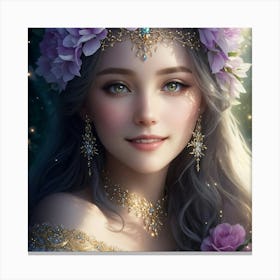 Enigmatic Fairy Queen Canvas Print