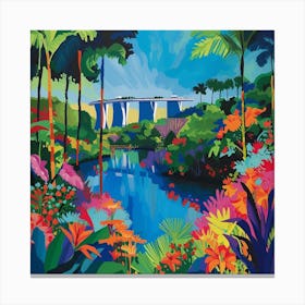 Abstract Park Collection Gardens By The Bay Singapore 1 Canvas Print