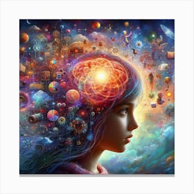 Dreaming Girl Canvas Print