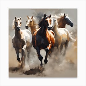 horses Canvas Print