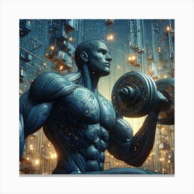 Cyborg Man Canvas Print