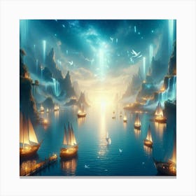 Fantasy Seascape Canvas Print