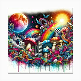 Psychedelic Art 36 Canvas Print
