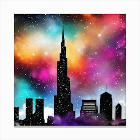 Dubai Skyline 10 Canvas Print