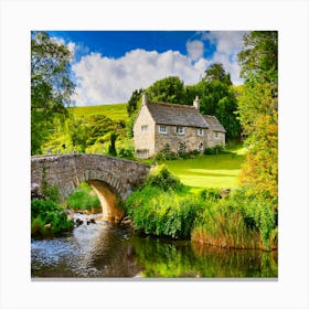 Cotswold Stone Bridge Canvas Print