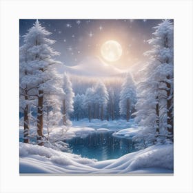 Winter Landscape 15 Canvas Print