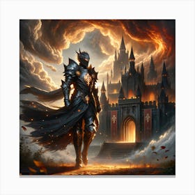 The Stormknight Canvas Print