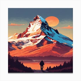 Mountain Landscape Canvas Print