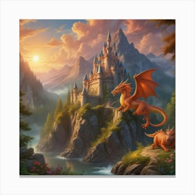 Fairytale Castle 16 Canvas Print