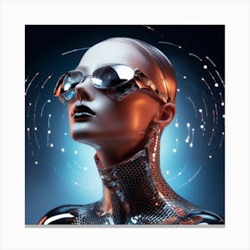 Futuristic Woman 10 Canvas Print