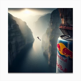 Red Bull Cliff Diving2 Canvas Print