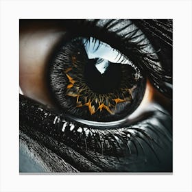 Eye Of A Lion Canvas Print