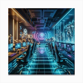 Game Room Canvas Print