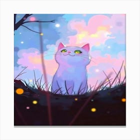 Feline Creative Cat Illustration 54 1 Canvas Print