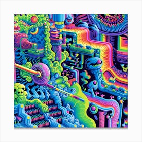 Psychedelic Art, Psychedelic Art, Psychedelic Art, Psychedelic Art Canvas Print