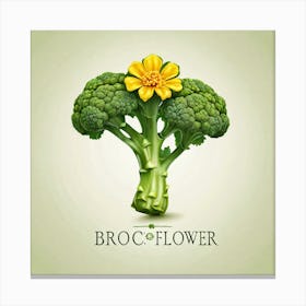 Broccoli Flower 4 Canvas Print