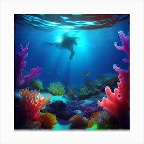 Underwater Coral Reef 2 Canvas Print