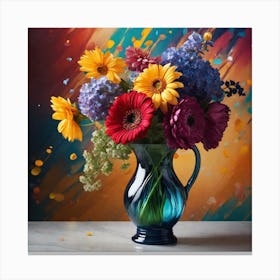 Flowers In A Vase 103 Canvas Print