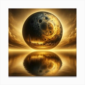 Moon Art 1 Canvas Print